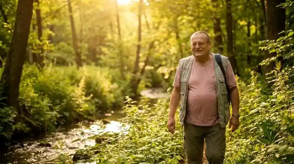 Zentrich na procházce v lese 